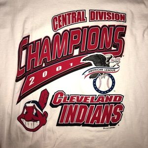 Cleveland Indians 2001 vintage shirt size XL